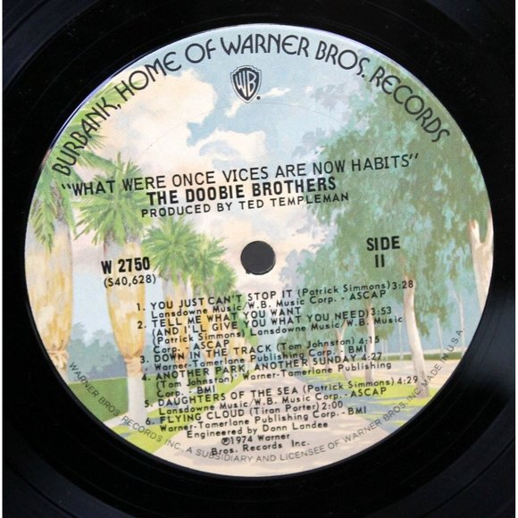 Vtg 1967 Doobie Brothers What Were Once Vices are Now Habits LP Vinyl Record - Picture 11 of 12
